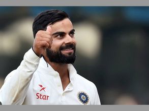 మరుపురాని ఏడాది: సంతోషం, విన్నింగ్ సింబల్‌తో కోహ్లీ