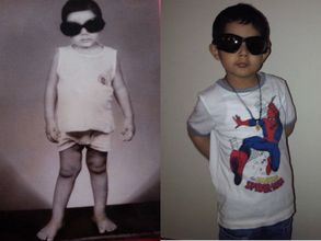 ఫోటోలు: అచ్చం సెహ్వాగ్‌లాగే ఫోటోకు ఫోజిచ్చాడు