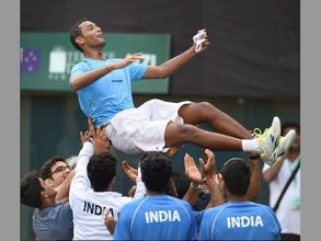 డేవిస్ కప్: నిరాశపర్చిన పేస్, కివీస్‌పై 4-1తో విజయం