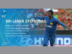 కెప్టెన్‌గా మాథ్యూస్‌: ఛాంపియన్స్‌ ట్రోఫీకి శ్రీలంక, కివీస్ జట్ల ప్రకటన