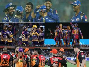 ఐపీఎల్ ఉత్కంఠ: ఈ నలుగురిలో ప్లే ఆఫ్ చేరేదెవరు?