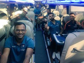 ఛాంపియన్స్ ట్రోఫీ: లండ‌న్‌లో అడుగుపెట్టిన టీమిండియా