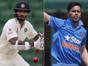 వెనుక సీట్లో పాండ్యా: అర్ధరాత్రి ధావన్ ఆటో రైడ్ (వీడియో)