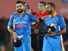 ధావన్ 'హ్యాపీజోన్‌' అదే: ప్రశంసల వర్షం కురిపించిన కోహ్లీ