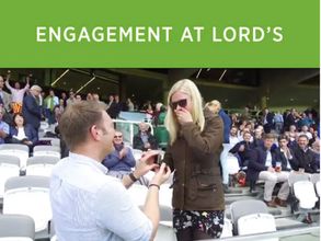 లార్డ్స్‌లో లవ్ ప్రపోజల్: సోషల్ మీడియాలో వైరల్ (వీడియో)