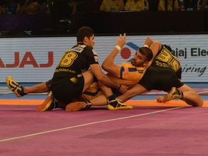 టైటాన్స్‌ హ్యాట్రిక్‌: 58-37తో తలైవాస్‌పై విజయం