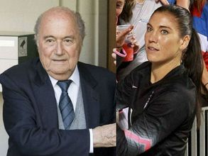 అక్కడ చేయితో తాకాడు: బ్లాటర్‌పై సోలో ఆరోపణలు