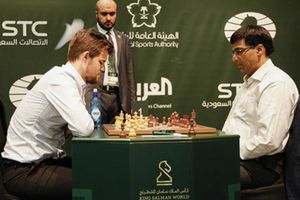 ప్రపంచ ర్యాపిడ్‌ చెస్‌‌లో కార్ల్‌సన్‌కు షాకిచ్చిన ఆనంద్‌