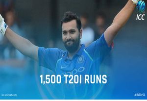 రోహిత్ శర్మ @ 1500: కోహ్లీ తర్వాత రెండో భారత ఆటగాడిగా రికార్డు