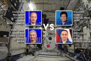 అంతరిక్షంలో ఆస్ట్రొనాట్స్ ఆట: వైరల్‌గా మారిన వీడియో