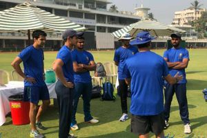 ఐపీఎల్‌కు ప్రాక్టీస్ మ్యాచ్ ఆడుతోన్న రాజస్థాన్ రాయల్స్