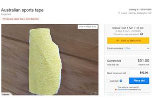 బాల్ టాంపరింగ్: ట్రేడ్‌ మీలో అమ్మకానికి ‘ఆస్ట్రేలియన్‌ స్పోర్ట్స్‌ టేప్‌’