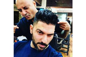 సారీ రాహుల్: ఐపీఎల్‌కు ముందు యువీ కొత్త హెయిర్ స్టైల్ చూశారా