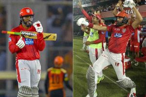 గేల్ సెంచరీ..: యువీ గంగ్నమ్ డ్యాన్స్‌, ప్రీతి జింటా చప్పట్లు (వీడియో)