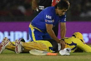 వెన్నునొప్పి: రాజస్థాన్ మ్యాచ్‌కి ధోని దూరమేనా?