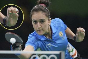 స్వర్ణం గెలిచిన బాత్రా గోళ్లపై త్రివర్ణం, 'దేశభక్తి కాదు.. అతి భక్తి'