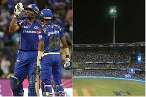 వాంఖడెలో ఆగిపోయిన ఫ్లడ్‌లైట్లు: ఆటకు అంతరాయం (వీడియో)