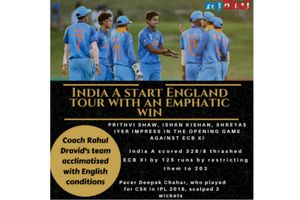 125 పరుగుల తేడాతో భారీ విజయం: సత్తా చాటిన ఇండియా-ఏ