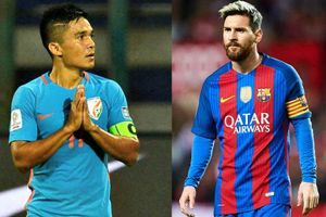 ప్రపంచంలోనే రెండో వాడిగా ఛెత్రి.. డబుల్ గోల్‌తో భారత్‌కు విజయం