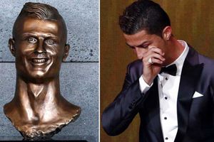 ఎయిర్‌పోర్టులో రొనాల్డొ విగ్రహం మార్చారు.. స్వీట్లపై మెస్సీ, రొనాల్డొలు