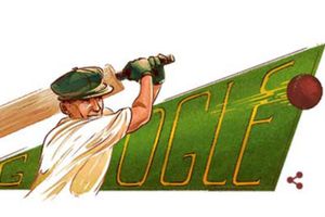 ఆల్‌టైమ్ క్రికెట్ లెజెండ్ సర్‌ డాన్‌ బ్రాడ్‌మన్‌ గూగుల్ ఘన నివాళి