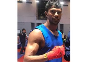ఆసియా గేమ్స్: వుషులో కాంస్యం నెగ్గిన సంతోష్ కుమార్