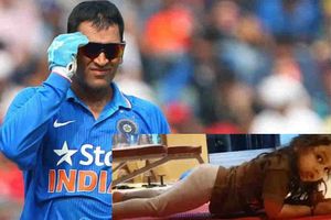 ధోనీ ఫిట్‌నెస్ అనుకరిస్తోన్న గారాల పట్టి జీవా(వీడియో)