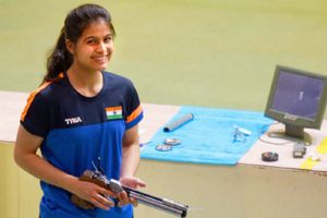 యూత్‌ ఒలింపిక్స్‌: రెండు పతకాలు గెలిచిన రెండో ప్లేయర్‌గా మను రికార్డు