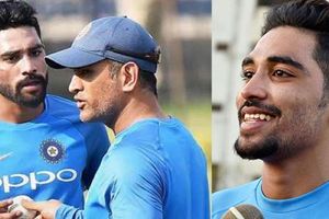 ధోనితో పెప్ టాక్ వల్లే: టెస్టు జట్టులో చోటు దక్కడంపై సిరాజ్