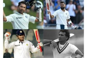టెస్టుల్లో అత్యధిక డబుల్ సెంచరీలు చేసిన భారత క్రికెటర్లు వీరే