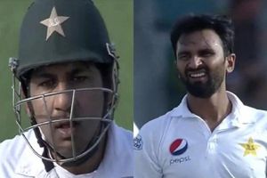 పూర్ డెలివరీ: బౌలర్‌పై సహనం కోల్పోయిన పాక్ కెప్టెన్ (వీడియో)