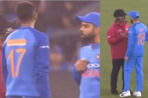 WATCH: మెల్‌బోర్న్‌‌లో అంపైర్‌తో గొడవపడిన కోహ్లీ (వీడియో)