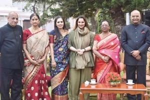 రాష్ట్రపతి 'ఎట్ హోం' పార్టీలో స్పెషల్ ఎట్రాక్షన్‌గా సానియా మిర్జా