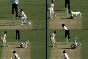 Embarrassing Moment: బౌలింగ్ వేస్తూ జారిపడ్డ ఉమేశ్ యాదవ్ (వీడియో)