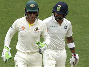 వారిస్తున్నా వినకుండా కోహ్లీతో గొడవకకు దిగుతున్న టిమ్ పైనె