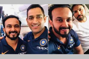 వన్డే సిరిస్ కోసం ఆస్ట్రేలియాకు పయనమైన ధోని, రోహిత్, జాదవ్