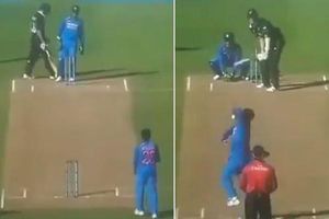 కుల్దీప్‌కు హిందీలో సూచన: బౌల్ట్‌ను బోల్తా కొట్టించిన ధోని (వీడియో)