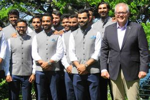 న్యూ ఇయర్ స్పెషల్: ఆస్ట్రేలియా ప్రధాని నివాసంలో కోహ్లీసేన (ఫోటోలు)