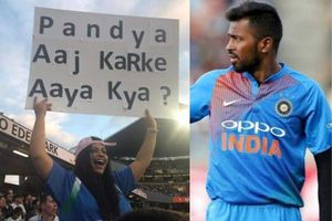 పాండ్యా, నువ్వు అది చేసే వచ్చావా?: ప్లకార్డుతో మహిళ నిరసన