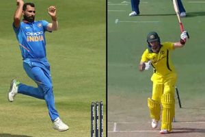 WATCH: తొలి వన్డేలో మ్యాక్స్‌వెల్‌ను క్లీన్ బౌల్డ్ చేసిన షమీ (వీడియో)