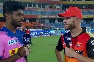 నాదైన రోజుని నువ్వు నాశనం చేశావు: వార్నర్‌తో సంజూ శాంసన్ (వీడియో)