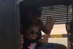 హైదరాబాద్‌లో వార్నర్.. కూతురితో కలిసి ఆటోలో చక్కర్లు