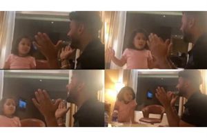 పంత్‌కు హిందీలో పాఠాలు నేర్పిస్తున్న ధోని ముద్దుల కుమార్తె (వీడియో)