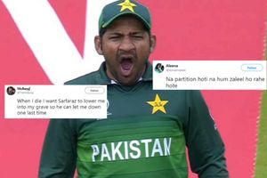 టీమిండియా చేతిలో చెత్తగా ఓడటాన్ని జీర్ణించుకోలేకపోతున్న పాక్ ఫ్యాన్స్