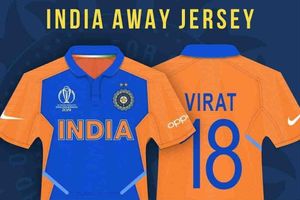 వరల్డ్‌కప్: మూడు మ్యాచ్‌ల్లో కోహ్లీసేన ధరించనున్న ఆరెంజ్ జెర్సీ ఇదే!