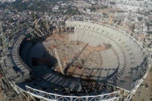 63 ఎకరాల విస్తీర్ణం..రూ.700 కోట్లు వ్యయం: ప‌్ర‌పంచంలో అతిపెద్ద క్రికెట్ స్టేడియం: ఎక్క‌డో కాదు..!