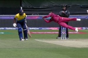 ఫాబియన్‌ అలెన్‌ స్టన్నింగ్ క్యాచ్: భారంగా పెవిలియన్‌కు మెండిస్ (వీడియో)