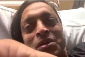 షోయబ్ అక్తర్‌కు శస్త్రచికిత్స.. నొప్పిగా ఉందంటూ వీడియో పోస్టు!!