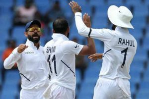 100 పరుగులకే విండీస్‌ అలౌట్.. 318 పరుగులతో భారత్‌ ఘన విజయం