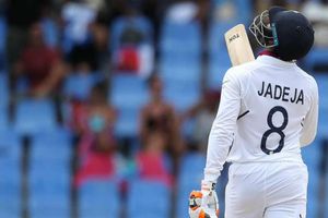 1st Test Day 2 in Antigua: జడేజా హాఫ్ సెంచరీ, టీమిండియా 297 ఆలౌట్